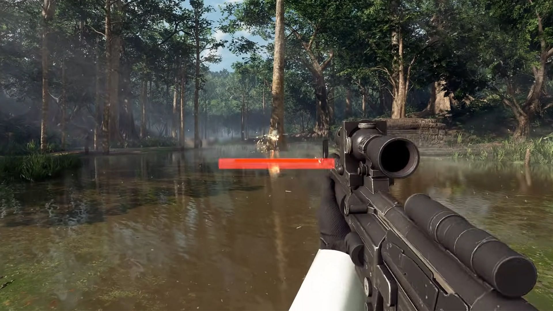 The A280 in Battlefront 2 (Image via YouTube/@Weapons_From_Games || EA)